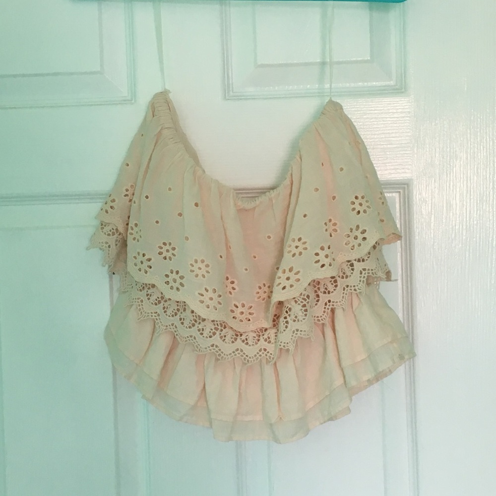 American Eagle flowy tube top